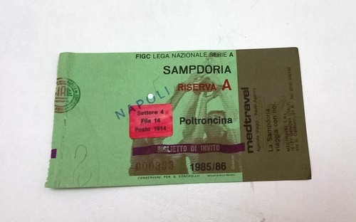 Biglietto sampdoria napoli - biglietto, "