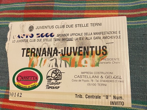 Ternana juventus biglietto no - biglietto, (no