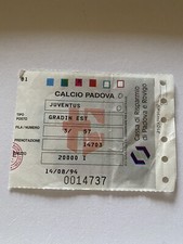 Padova-juventus Biglietto