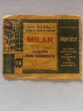 Napoli-milan 1970/71 Biglietto