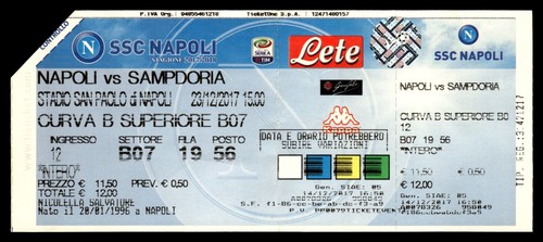 Biglietto stadio serie a - stadio,