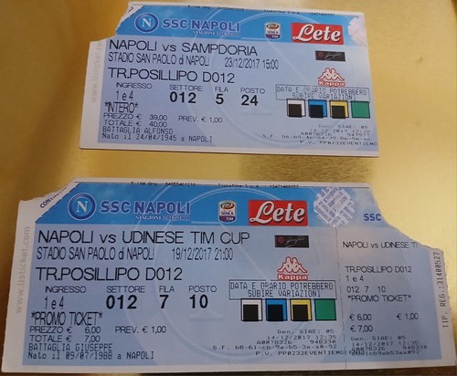 Lotto biglietti stadio - no.2,