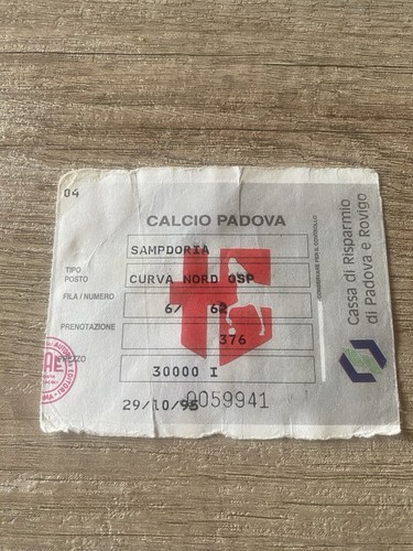 Padova sampdoria 1995 - padova-sampdoria, 1995/96