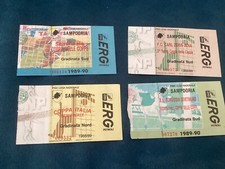 4 BIGLIETTI CALCIO SAMPDORIA